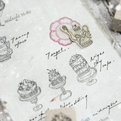 Black Milk Project Notes in the Night Rubber Stamp – Midnight Patisserie – Moon Tea — gallery