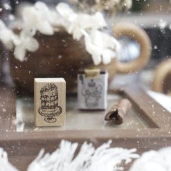 Black Milk Project Notes in the Night Rubber Stamp – Midnight Patisserie – Night Sky Cake