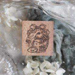 Black Milk Project Notes in the Night Rubber Stamp – Midnight Tea Party