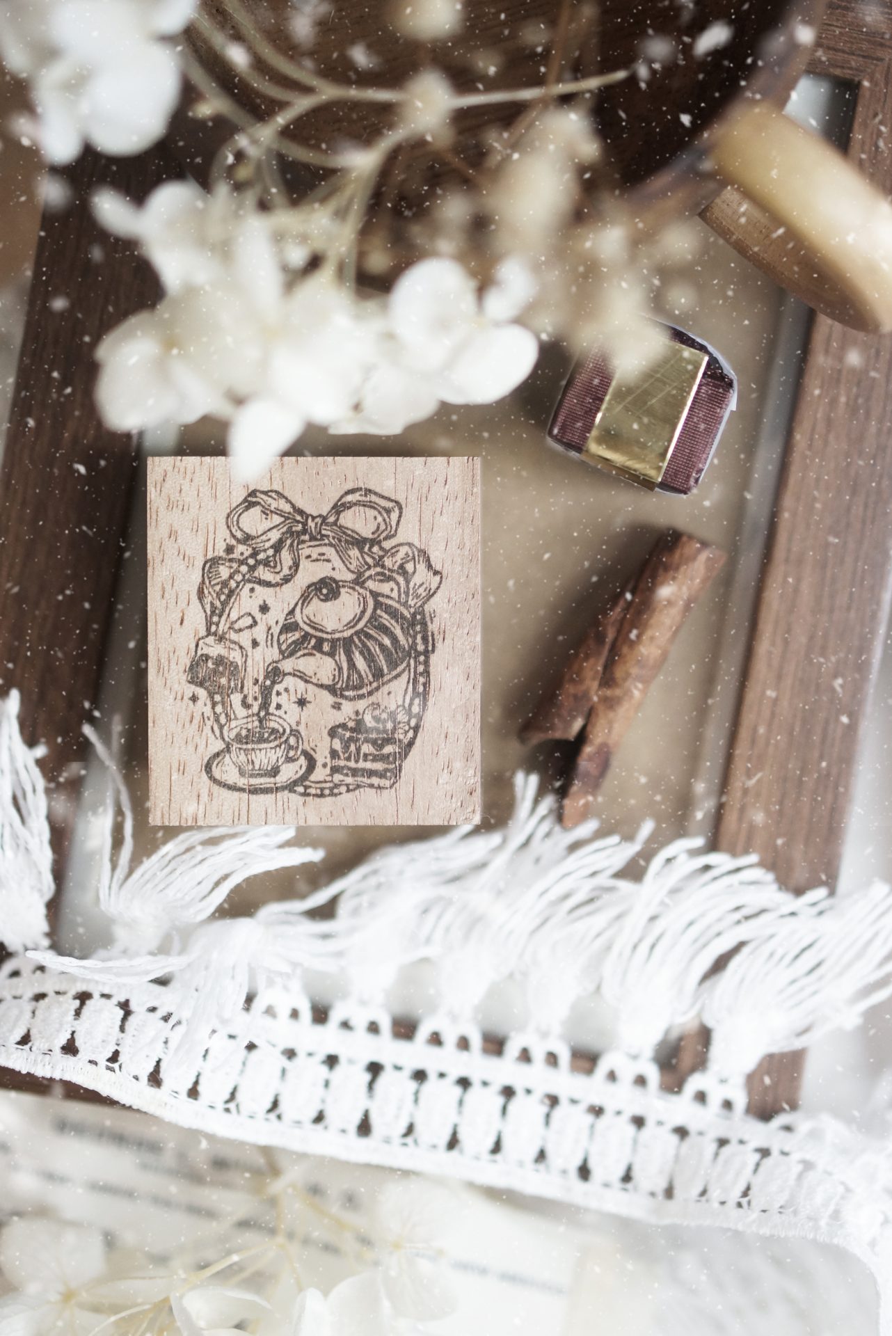 Black Milk Project Notes in the Night Rubber Stamp – Midnight Tea Party — gallery