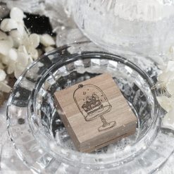 Black Milk Project Notes in the Night Rubber Stamp – Moon Slice — gallery