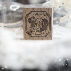 Black Milk Project Notes in the Night Rubber Stamp – Night Choc Pretzel