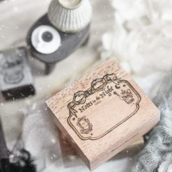 Black Milk Project Notes in the Night Rubber Stamp – Ribbon Label — gallery
