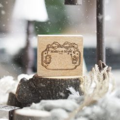 Black Milk Project Notes in the Night Rubber Stamp – Ribbon Label — gallery