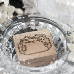 Black Milk Project Notes in the Night Rubber Stamp – Ribbon Label — gallery