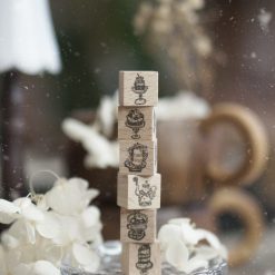 Black Milk Project Notes in the Night Rubber Stamp Set – Midnight Patisserie (Mini Set of 6) — gallery
