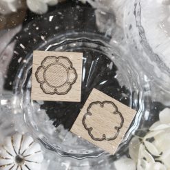 Black Milk Project Notes in the Night Rubber Stamp Set – Twin Frame A — gallery