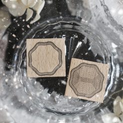 Black Milk Project Notes in the Night Rubber Stamp Set – Twin Frame B