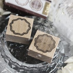 Black Milk Project Notes in the Night Rubber Stamp Set – Twin Frame C