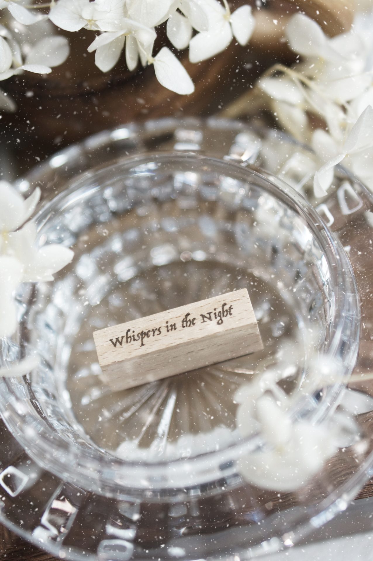 Black Milk Project Notes in the Night Rubber Stamp – Whispers in the Night