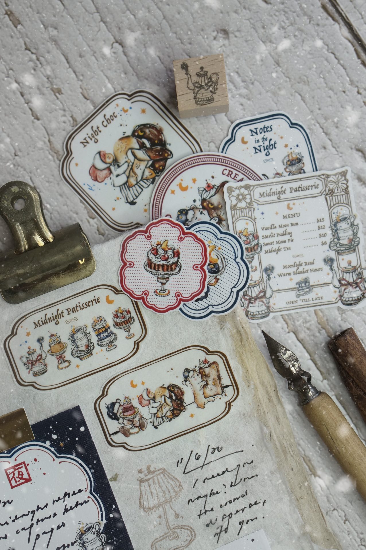 Black Milk Project Notes in the Night Sticker Flakes (10 Pieces) — gallery