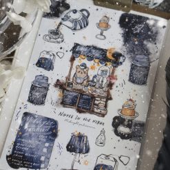 Black Milk Project Notes in the Night Washi Sticker Sheet