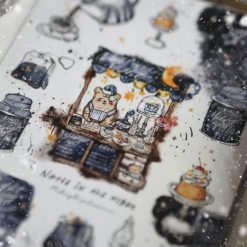 Black Milk Project Notes in the Night Washi Sticker Sheet — gallery