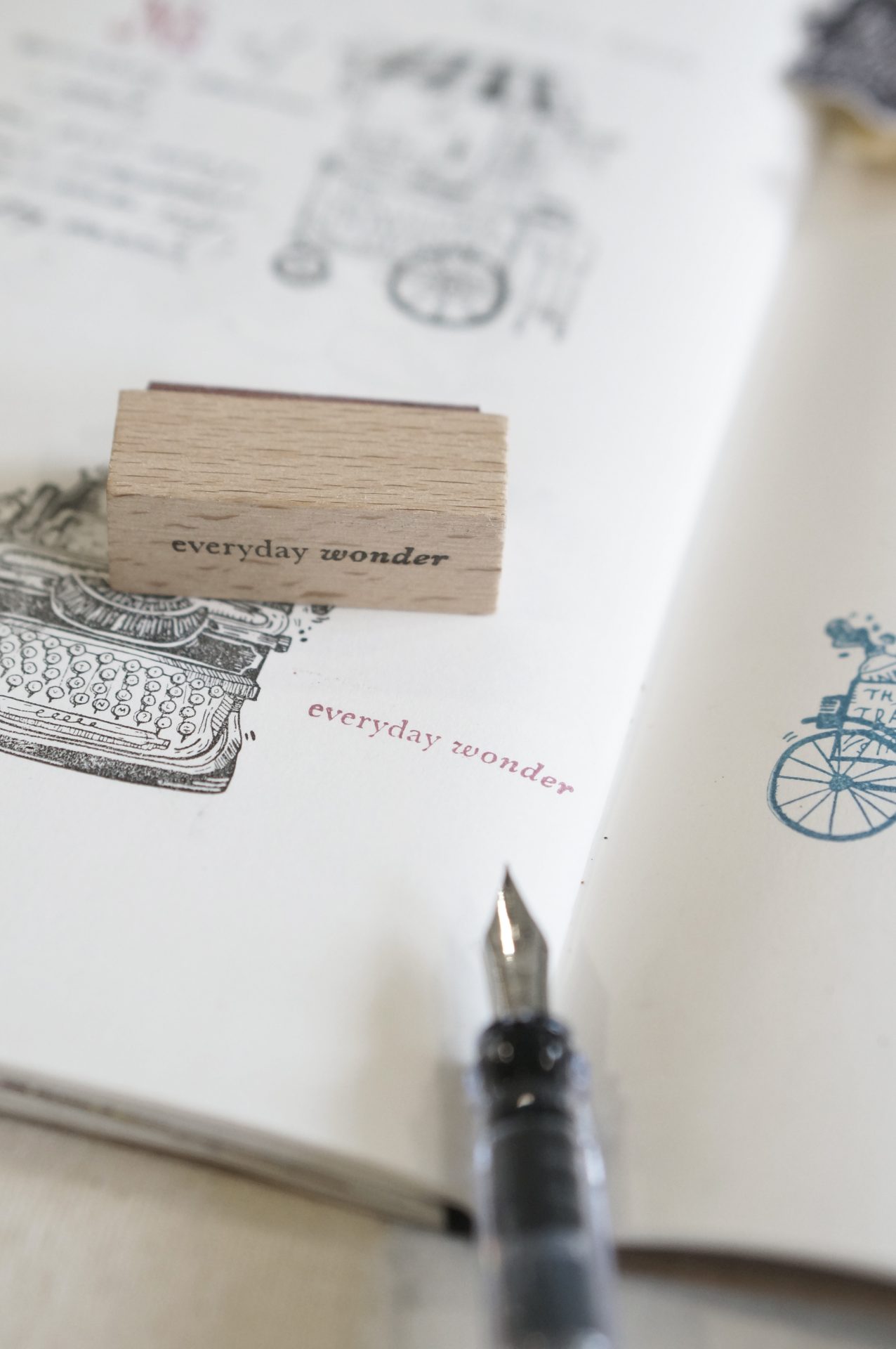 Black Milk Project Pages of Me Rubber Stamps - Words vol.1