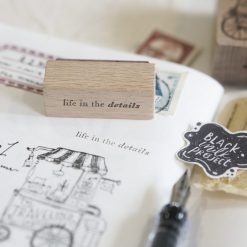 Black Milk Project Pages of Me Rubber Stamps - Words vol.1