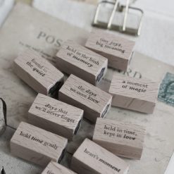 Black Milk Project Pages of Me Rubber Stamps - Words vol.2