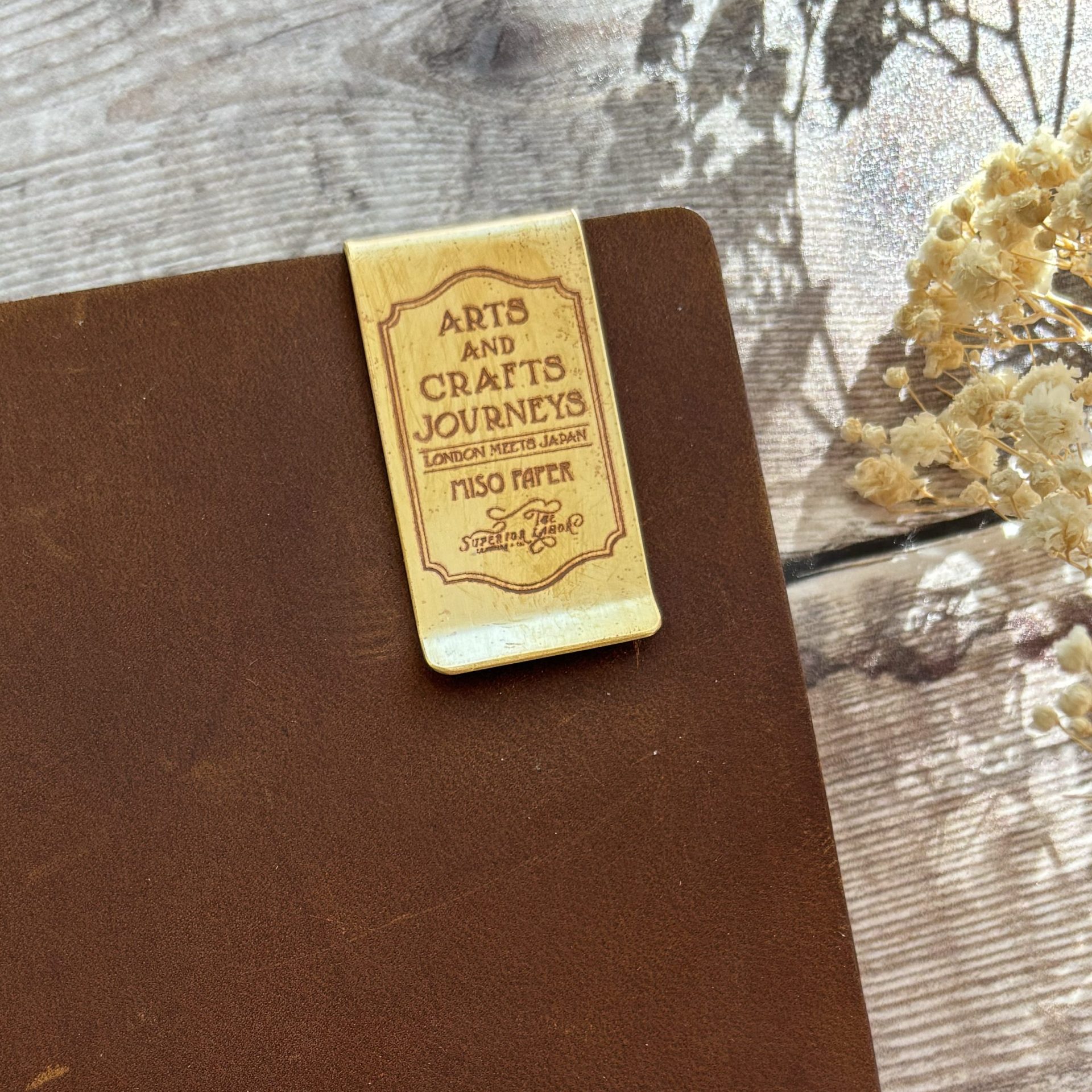 Miso Paper x TSL Arts & Crafts Brass Money Clip