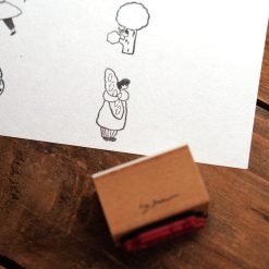 Ivy Snow Bread Day Rubber Stamp