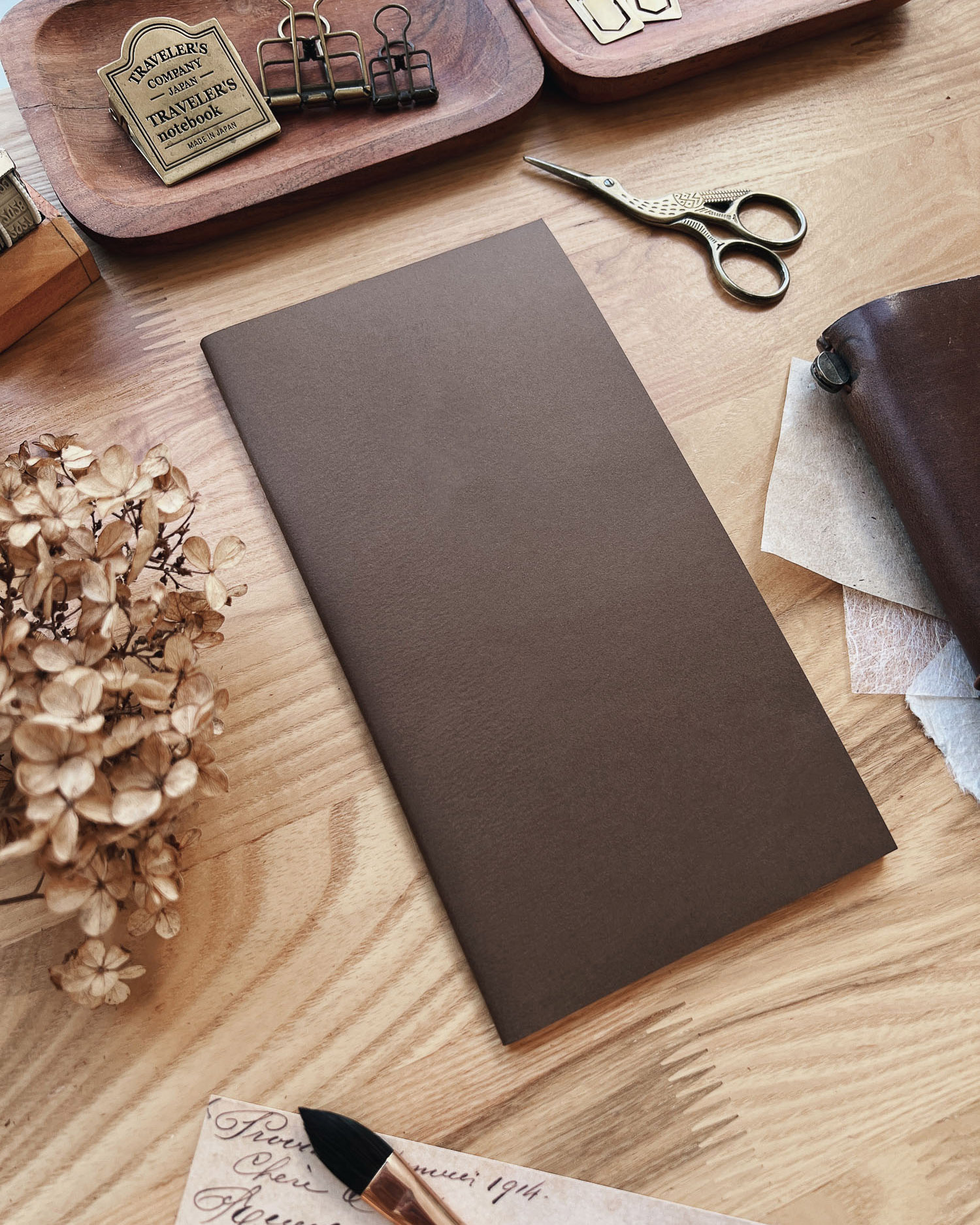 Sarica Studio Brown Notebook - Standard TN Size