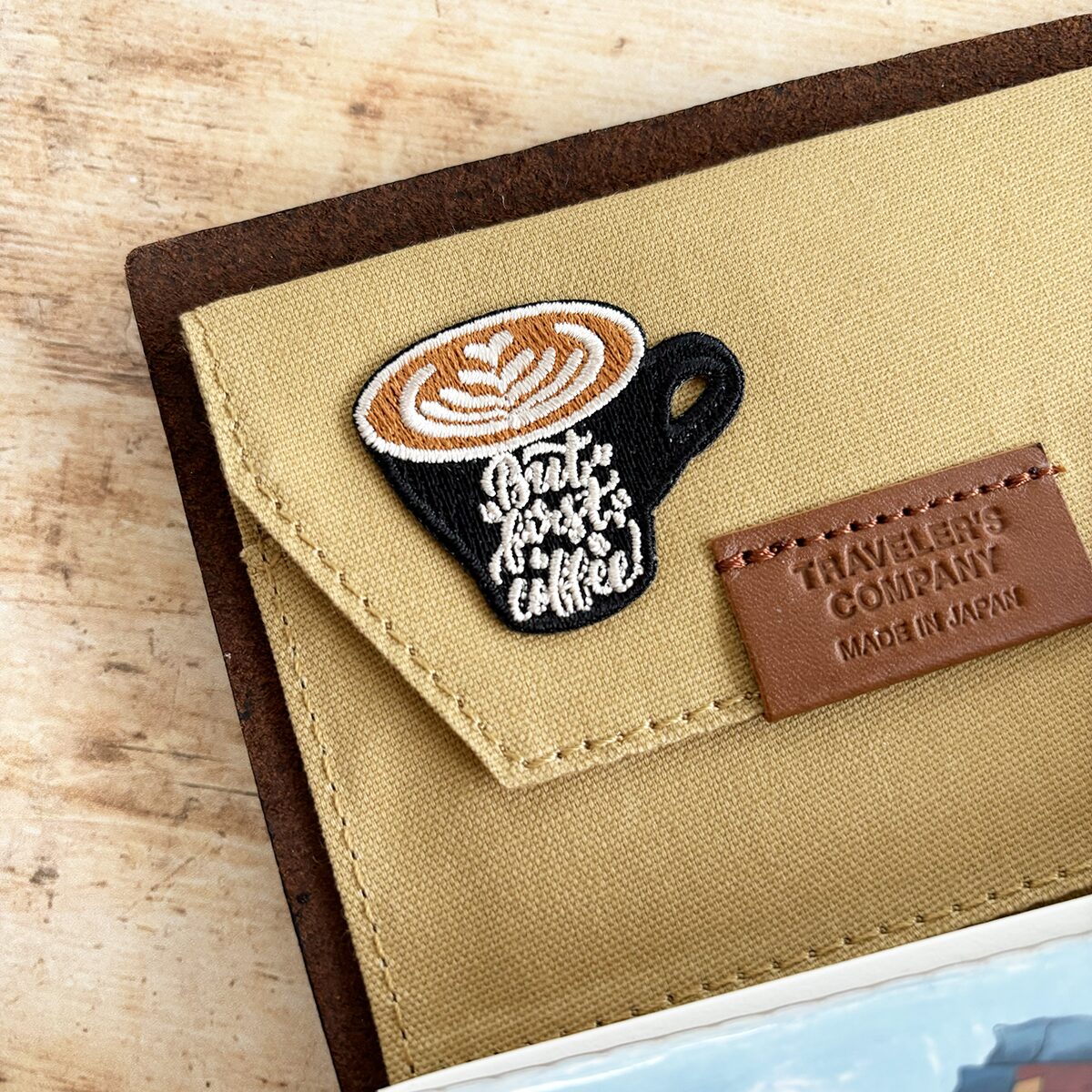Miso Paper Coffee Embroidery Patches