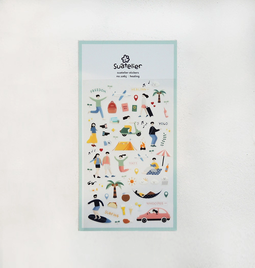 Suatelier Sticker Sheet - Healing 1065