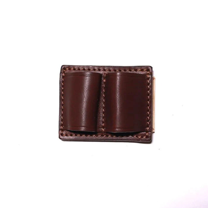 The Superior Labor Double Pen Clip Holder Dark Brown