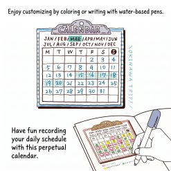 Midori Paintable Stamp Brown Ink - Calendar - Image 5
