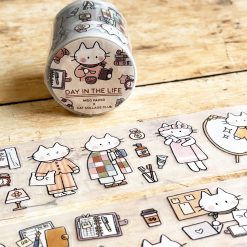 Miso Paper x Cat Collage Club PET tape - Day in the Life