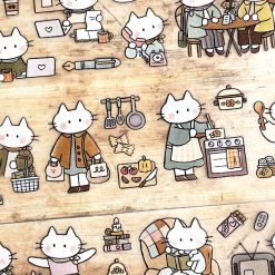 Miso Paper x Cat Collage Club PET tape - Day in the Life