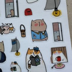 Catdoo Sticker Sheet - A Cat's Quiet Life
