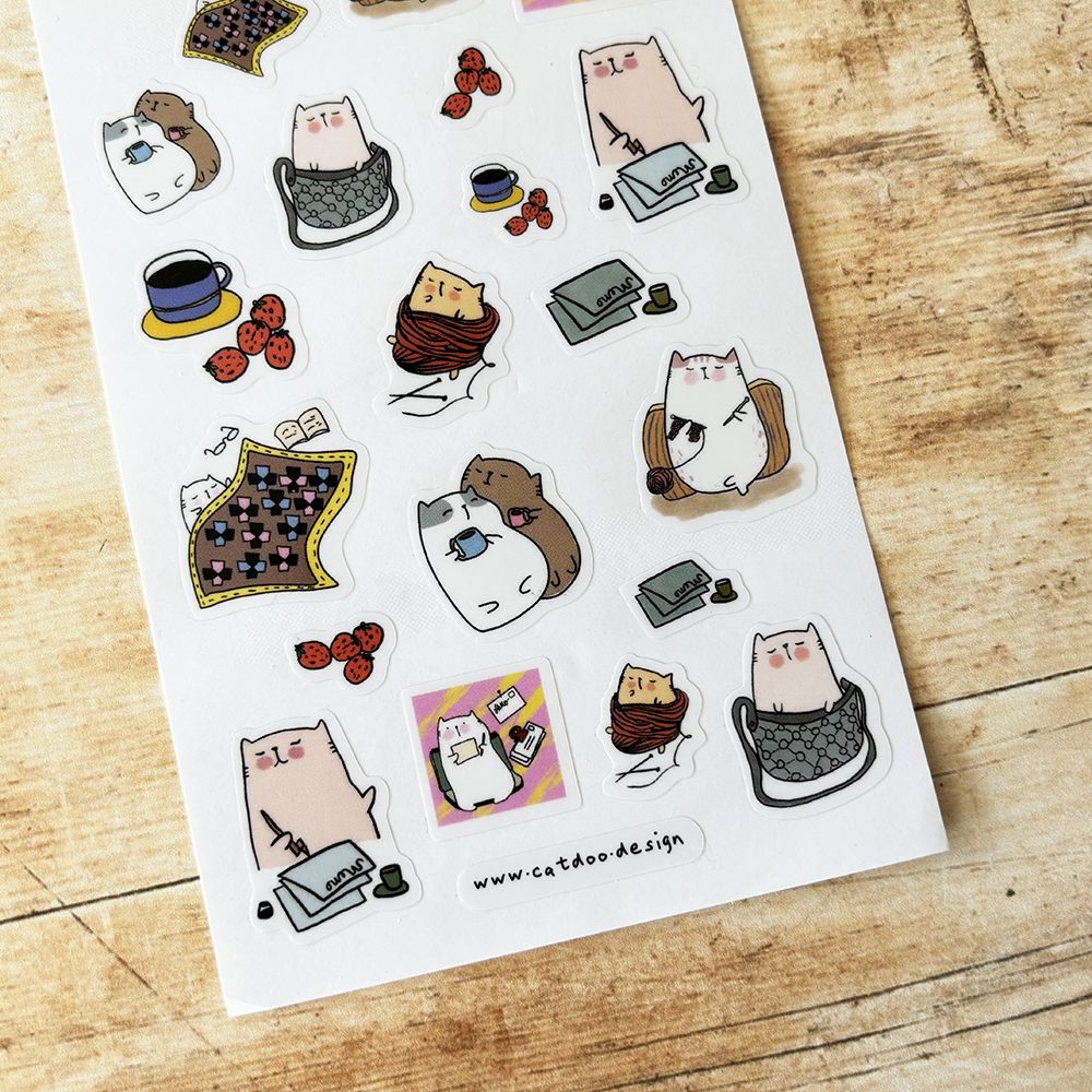 Catdoo Stickers - Cozy Moments