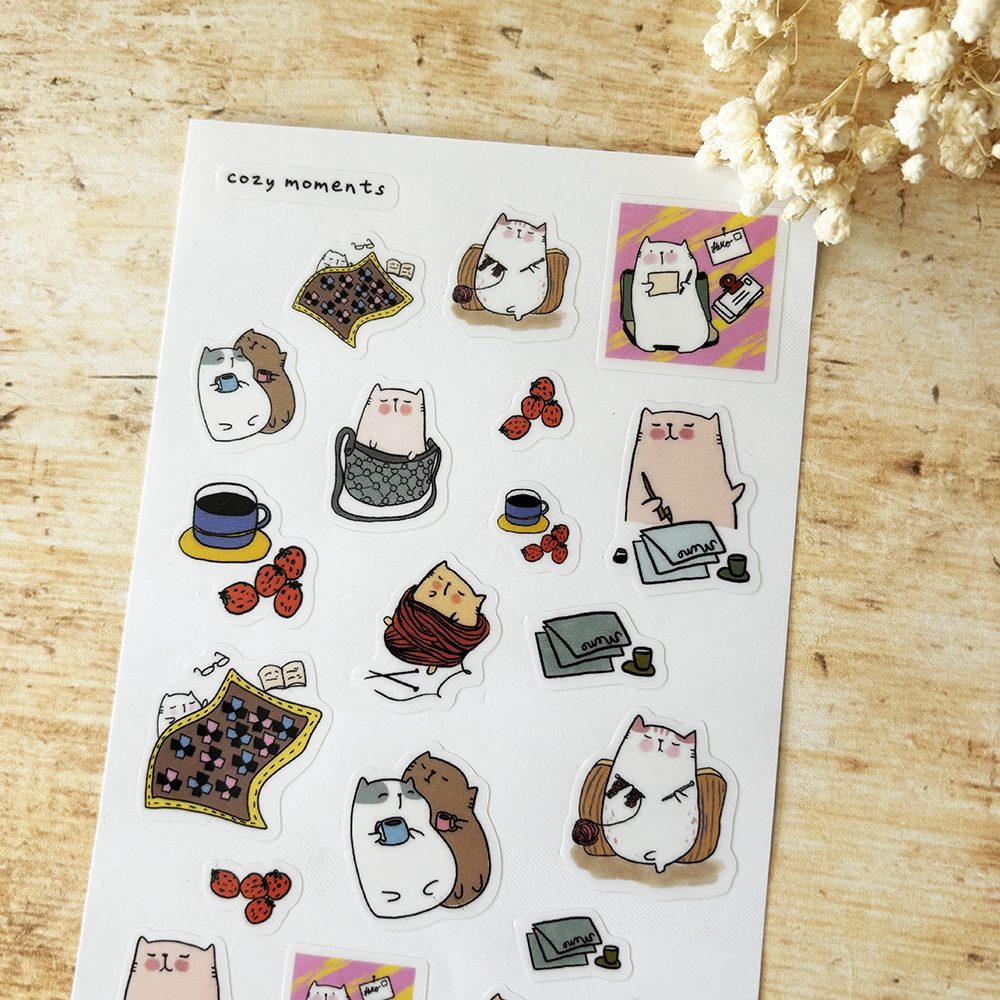 Catdoo Stickers - Cozy Moments