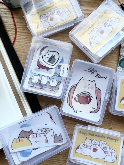 Catdoo Die Cut Stickers Box 4