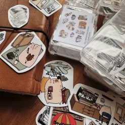 Catdoo Die Cut Stickers Box 3: The Expat