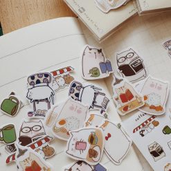 Catdoo Sticker Pack - Coffee x Book & Me
