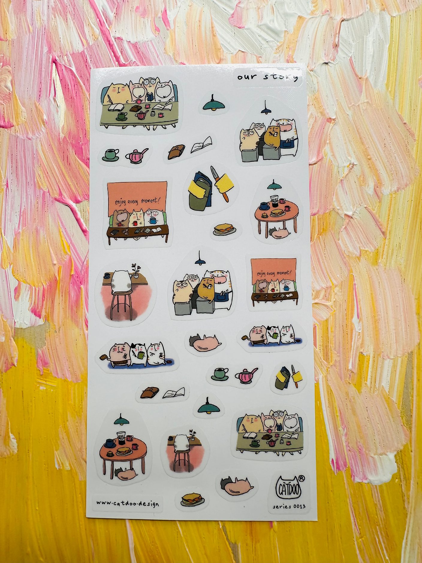 Catdoo Sticker Sheet - Our Story - Image 2