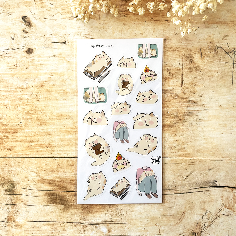 Catdoo Sticker Sheet - My Dear Lico