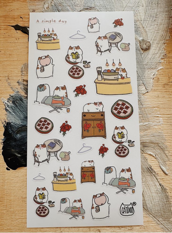 Catdoo Sticker - A Simple Day