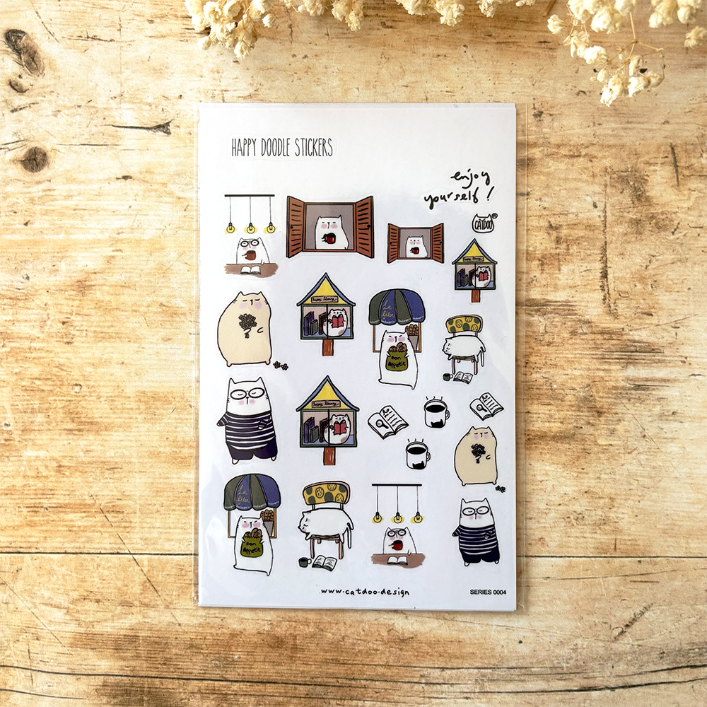 Catdoo Sticker Sheet - Enjoy Yourself