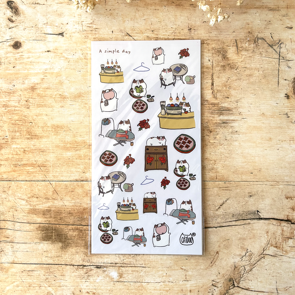 Catdoo Sticker - A Simple Day