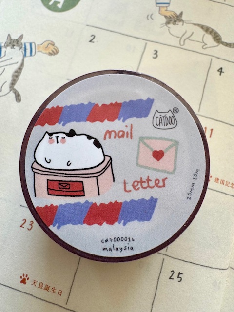 Catdoo Washi Tape - Mail Letter