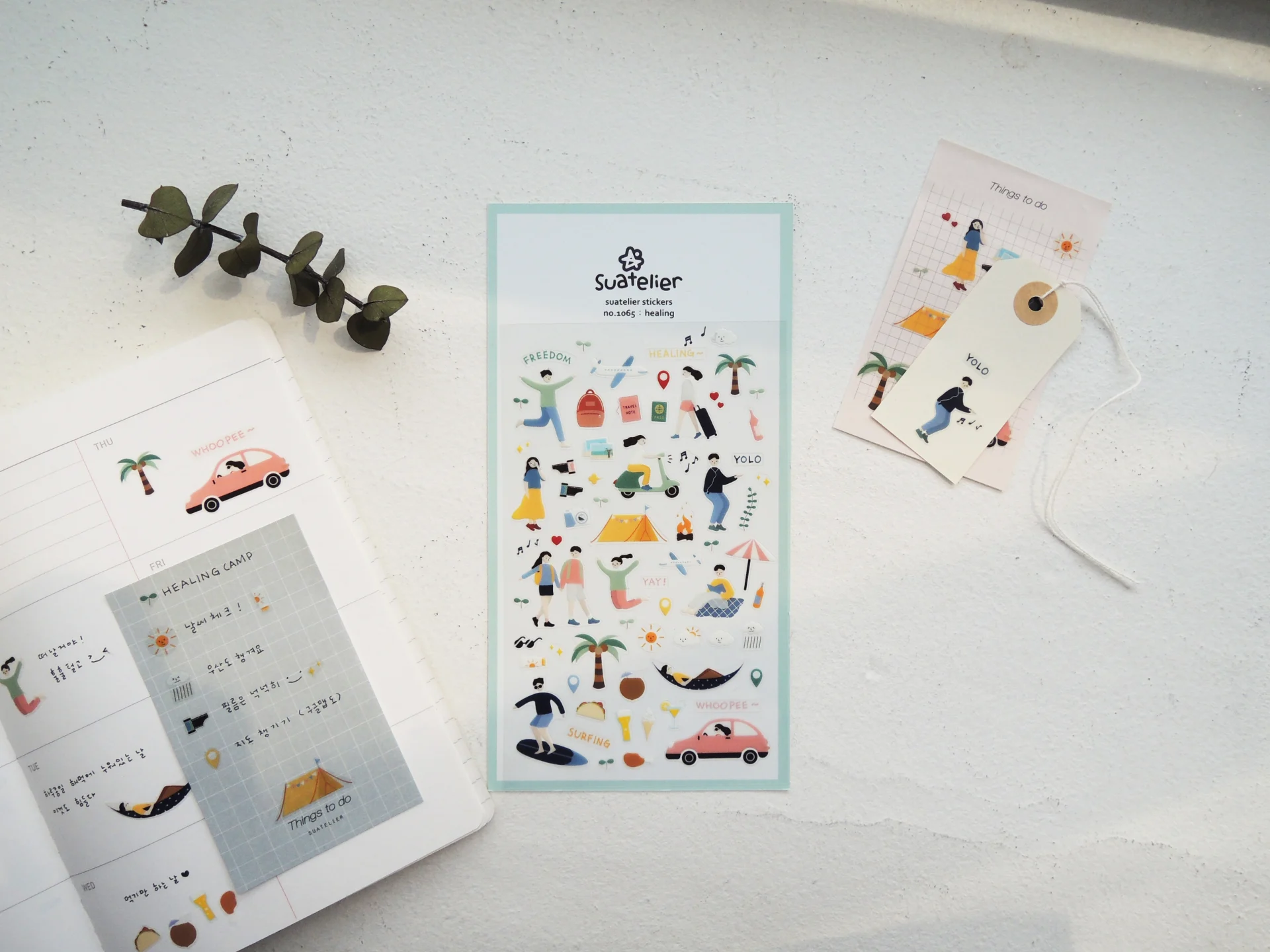 Suatelier Sticker Sheet - Healing Holidays
