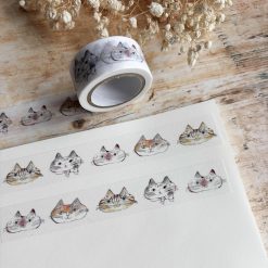 Toraneko Bon Bon x Classiky Cat Faces Washi Tape