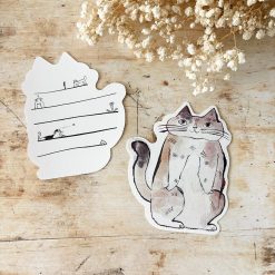 Toraneko Bon Bon x Classiky Die-cut Cards Cat C