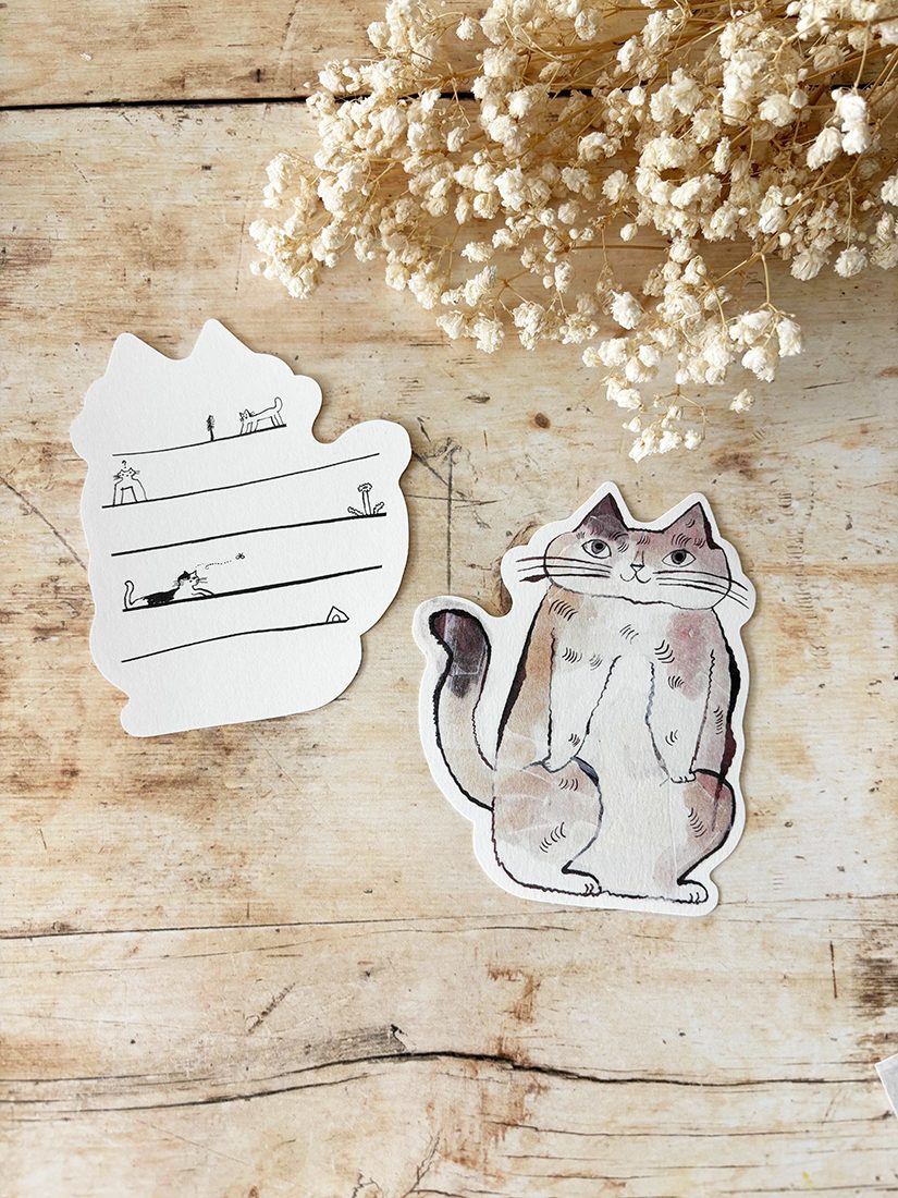 Toraneko Bon Bon x Classiky Die-cut Cards Cat C