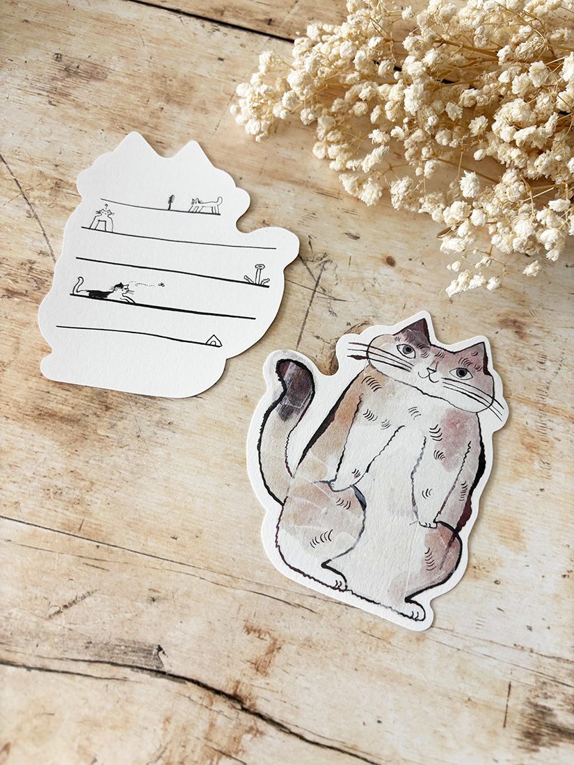 Toraneko Bon Bon x Classiky Die-cut Cards Cat C