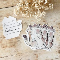 Toraneko Bon Bon x Classiky Die-cut Cards Cat C