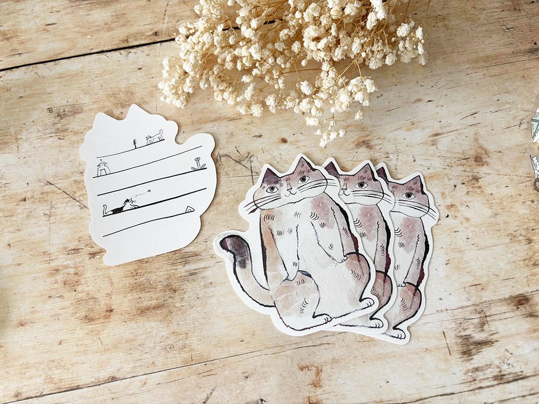 Toraneko Bon Bon x Classiky Die-cut Cards Cat C