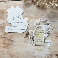 Toraneko Bon Bon x Classiky Die-cut Cards Cat B