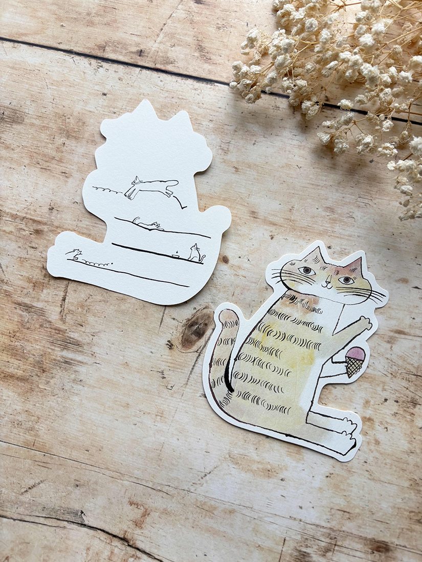 Toraneko Bon Bon x Classiky Die-cut Cards Cat B